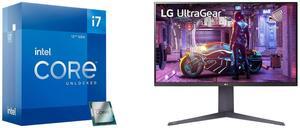 Intel Core i7-12700K - Core i7 12th Gen Alder Lake 12-Core (8P+4E) 3.6 GHz LGA 1700 125W Intel UHD Graphics 770 Desktop Processor - BX8071512700K LG 32" 144 Hz VA UHD Gaming Monitor FreeSync Premium (AMD Adaptive Sync) DCI-P3 90% (CIE1976)