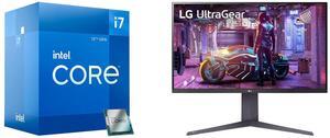 Intel Core i7-12700 - Core i7 12th Gen Alder Lake 12-Core (8P+4E) 2.1 GHz LGA 1700 65W Intel UHD Graphics 770 Desktop Processor - BX8071512700 LG 32" 144 Hz VA UHD Gaming Monitor FreeSync Premium (AMD Adaptive Sync) DCI-P3 90% (CIE1976) Ult