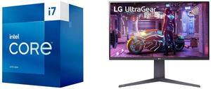 Intel Core i7-13700 Desktop Processor 16 cores (8 P-cores + 8 E-cores) 30MB Cache, up to 5.2 GHz - Box LG 32" 144 Hz VA UHD Gaming Monitor FreeSync Premium (AMD Adaptive Sync) DCI-P3 90% (CIE1976) UltraGear 32GQ750-B