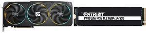 GPU SSD Combo -  GIGABYTE GV-N5070GAMING OC-12GD Bundle with  Patriot P400 Lite M.2 PCIe Gen 4 x4 1TB SSD
