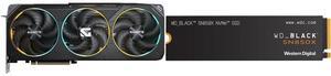 GPU SSD Combo -  GIGABYTE GV-N5070GAMING OC-12GD Bundle with  WD_BLACK 1TB SN850X NVMe Internal Gaming SSD Solid State Drive - Gen4 PCIe, M.2 2280, Up to 7,300 MB/s - WDS100T2X0E