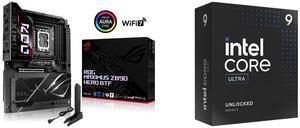 Motherboard CPU Combo -  ASUS ROG MAXIMUS Z890 HERO BTF Bundle with  Intel BX80768285K