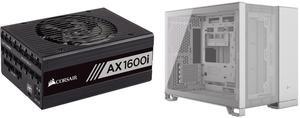 PSU Computer Case Combo -  Corsair CP-9020087-NA Bundle with  Corsair CC-9011264-WW