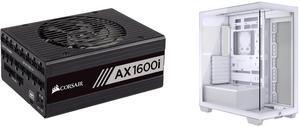 PSU Computer Case Combo -  Corsair CP-9020087-NA Bundle with  Corsair CC-9011277-WW