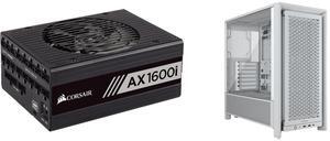 PSU Computer Case Combo -  Corsair CP-9020087-NA Bundle with  Corsair CC-9011313-WW