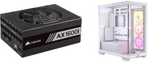 PSU Computer Case Combo -  Corsair CP-9020087-NA Bundle with  Corsair CC-9011279-WW