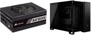 PSU Computer Case Combo -  Corsair CP-9020087-NA Bundle with  Corsair CC-9011265-WW