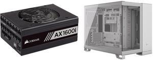 PSU Computer Case Combo -  Corsair CP-9020087-NA Bundle with  Corsair CC-9011266-WW