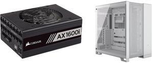 PSU Computer Case Combo -  Corsair CP-9020087-NA Bundle with  Corsair CC-9011260-WW