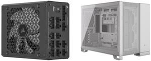 PSU Computer Case Combo -  Corsair CP-9020259-NA Bundle with  Corsair CC-9011264-WW