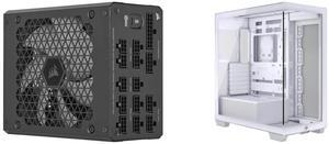 PSU Computer Case Combo -  Corsair CP-9020259-NA Bundle with  Corsair CC-9011277-WW