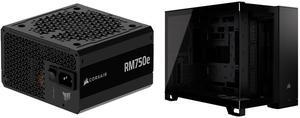 PSU Computer Case Combo -  Corsair CP-9020295-NA Bundle with  Corsair CC-9011265-WW