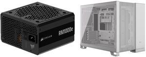 PSU Computer Case Combo -  Corsair CP-9020297-NA Bundle with  Corsair CC-9011264-WW