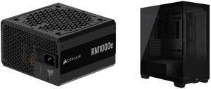 PSU Computer Case Combo -  Corsair CP-9020297-NA Bundle with  Corsair CC-9011276-WW