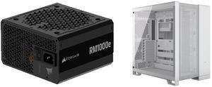 PSU Computer Case Combo -  Corsair CP-9020297-NA Bundle with  Corsair CC-9011260-WW