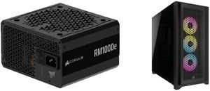 PSU Computer Case Combo -  Corsair CP-9020297-NA Bundle with  Corsair CC-9011242-WW