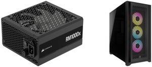 PSU Computer Case Combo -  Corsair CP-9020271-NA Bundle with  Corsair CC-9011242-WW