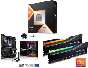 AMD Combo -  AMD CPU Ryzen 7 9800X3D / ASUS ROG STRIX X870E-E GAMING WIFI / G.SKILL Trident Z5 Neo RGB Series 64GB (2 x 32GB)