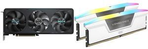 GPU Memory Combo -  GIGABYTE GV-N5070EAGLE OC-12GD Bundle with  Corsair CMH32GX5M2E6000C36W