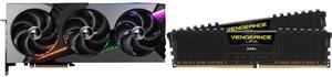 GPU Memory Combo -  MSI RTX 5070 12G VANGUARD SOC Bundle with  Corsair CMK32GX4M2E3200C16
