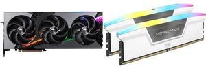 GPU Memory Combo -  MSI RTX 5070 12G VANGUARD SOC Bundle with  Corsair CMH64GX5M2N6400C32W