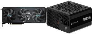 GPU PSU Combo -  GIGABYTE GV-N5070EAGLE OC-12GD Bundle with  Corsair CP-9020296-NA