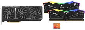 GPU Memory Combo -  ASUS PRIME-RTX5070-O12G Bundle with  Team Group FF7D516G6000HC38ADC01