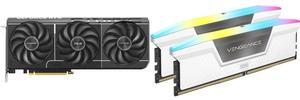 GPU Memory Combo -  ASUS PRIME-RTX5070-O12G Bundle with  Corsair CMH32GX5M2E6000C36W
