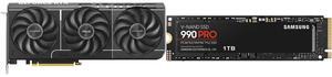 GPU SSD Combo -  ASUS PRIME-RTX5070-O12G Bundle with  SAMSUNG MZ-V9P1T0B/AM