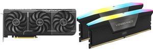 GPU Memory Combo -  ASUS PRIME-RTX5070-O12G Bundle with  Corsair CMH32GX5M2N6400C36