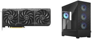 GPU Computer Case Combo -  ASUS PRIME-RTX5070-O12G Bundle with  Fractal Design FD-C-POR1X-06