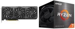 GPU CPU Combo -  ASUS PRIME-RTX5070-O12G Bundle with  AMD 100-100000743BOX