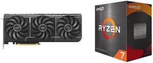 GPU CPU Combo -  ASUS PRIME-RTX5070-O12G Bundle with  AMD 100-100001582BOX