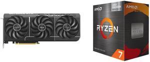 GPU CPU Combo -  ASUS PRIME-RTX5070-O12G Bundle with  AMD 100-100000263BOX