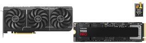 GPU SSD Combo -  ASUS PRIME-RTX5070-O12G Bundle with  SAMSUNG MZ-VAP1T0B/AM