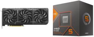 GPU CPU Combo -  ASUS PRIME-RTX5070-O12G Bundle with  AMD 100-100001237BOX