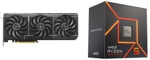 GPU CPU Combo -  ASUS PRIME-RTX5070-O12G Bundle with  AMD 100-100001015BOX