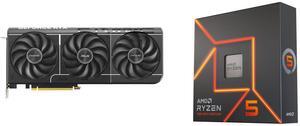 GPU CPU Combo -  ASUS PRIME-RTX5070-O12G Bundle with  AMD 100-100000593WOF