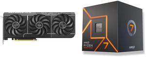 GPU CPU Combo -  ASUS PRIME-RTX5070-O12G Bundle with  AMD 100-100000592BOX