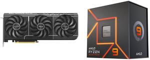 GPU CPU Combo -  ASUS PRIME-RTX5070-O12G Bundle with  AMD 100-100000514WOF