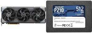GPU SSD Combo -  ASUS TUF-RTX5070-O12G-GAMING Bundle with  Patriot Memory P210S512G25
