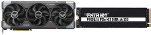 GPU SSD Combo -  ASUS TUF-RTX5070-O12G-GAMING Bundle with  Patriot Memory P400LP500GM28H