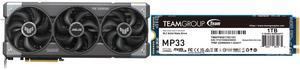 GPU SSD Combo -  ASUS TUF-RTX5070-O12G-GAMING Bundle with  Team Group TM8FP6001T0C101