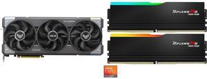 GPU Memory Combo -  ASUS TUF-RTX5070-O12G-GAMING Bundle with  G.SKILL F5-6000J3636F16GX2-RM5NRK