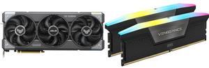 GPU Memory Combo -  ASUS TUF-RTX5070-O12G-GAMING Bundle with  Corsair CMH32GX5M2E6000C36