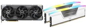 GPU Memory Combo -  ASUS TUF-RTX5070-O12G-GAMING Bundle with  Corsair CMH32GX5M2E6000C36W