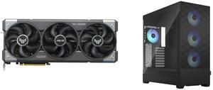GPU Computer Case Combo -  ASUS TUF-RTX5070-O12G-GAMING Bundle with  Fractal Design FD-C-POR1X-06