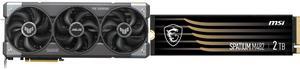 GPU SSD Combo -  ASUS TUF-RTX5070-O12G-GAMING Bundle with  MSI SPATIUM M482 PCIe 4.0 NVMe M.2 2TB