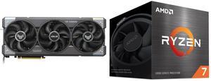 GPU CPU Combo -  ASUS TUF-RTX5070-O12G-GAMING Bundle with  AMD 100-100000743BOX