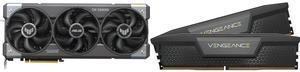 GPU Memory Combo -  ASUS TUF-RTX5070-O12G-GAMING Bundle with  Corsair CMK64GX5M2B5600C40